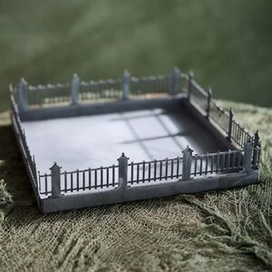 Anthropologie / Terrain Concordville Spooky Village Fenced Tray / New in Box